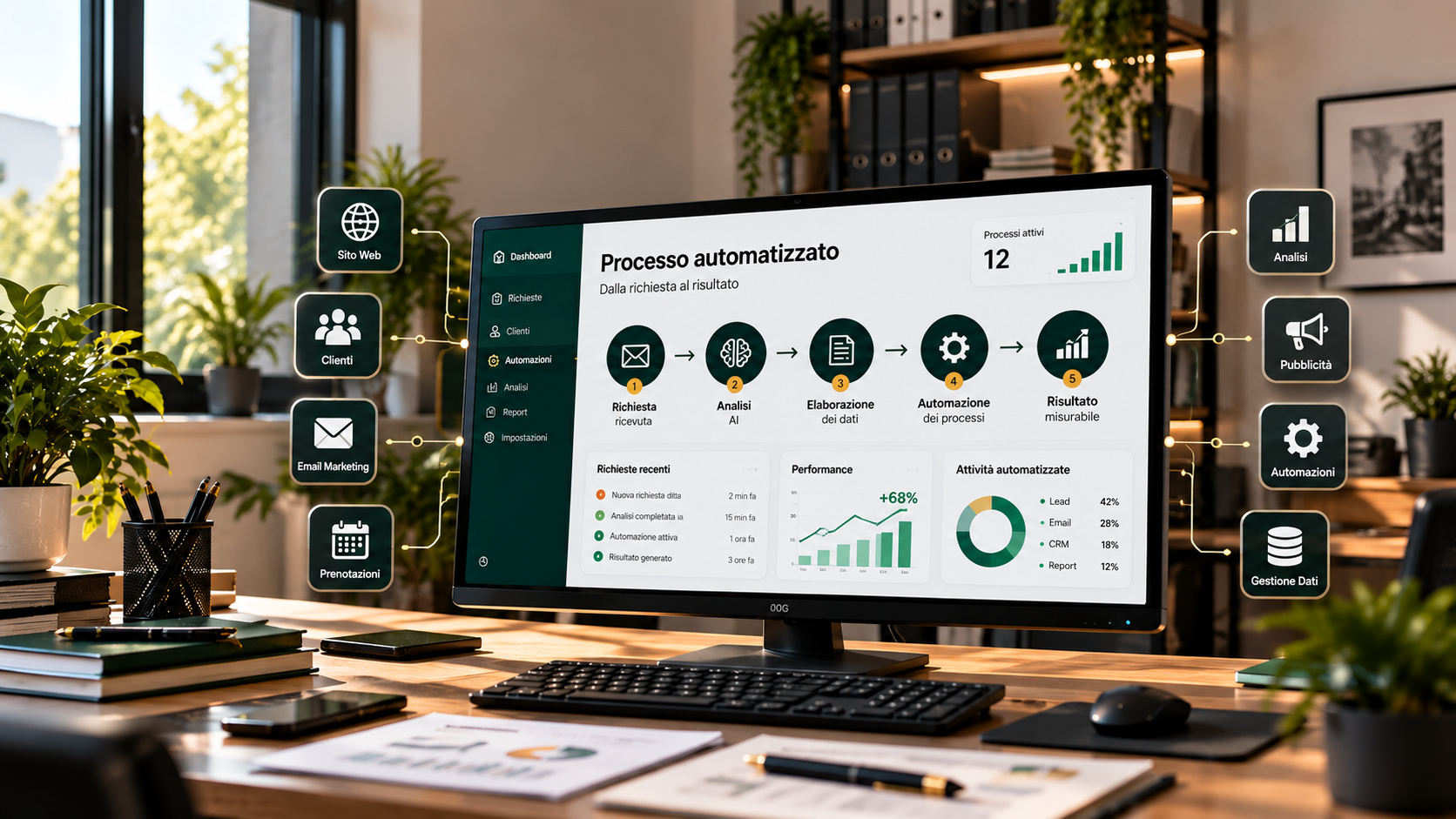 Cosa può automatizzare l'AI in una piccola azienda