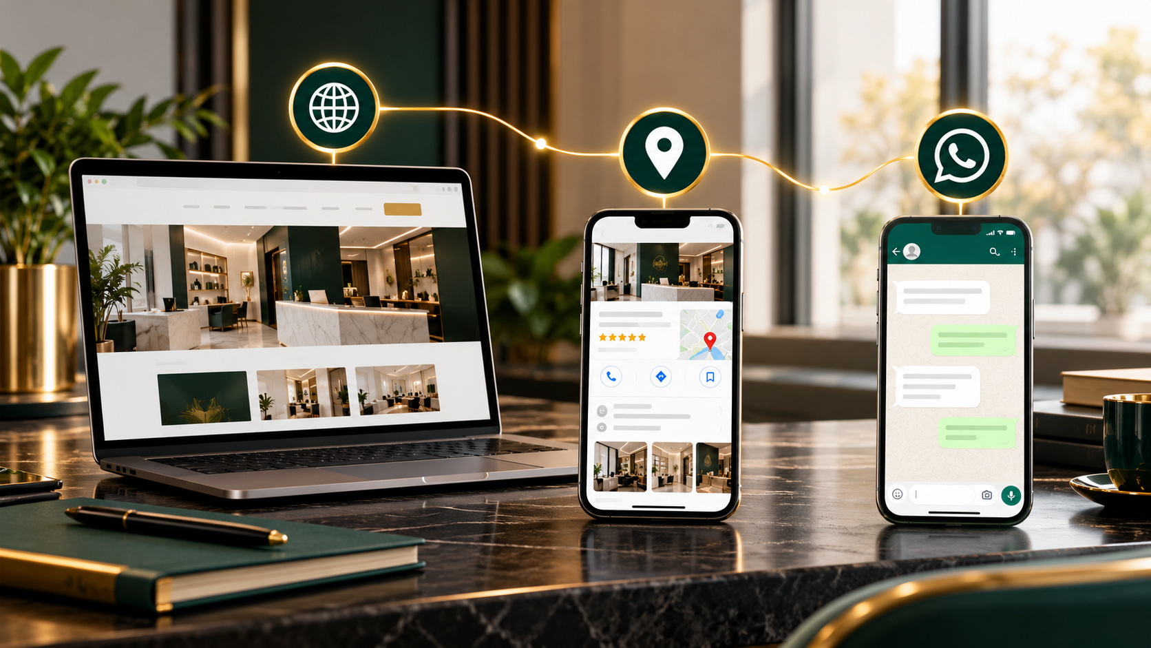 Collegare sito Google e WhatsApp